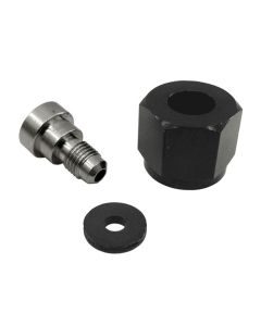 Nitrous Express 4AN Bottle Nipple and Nut for CO2 Valve (Incl Gasket) - 11713