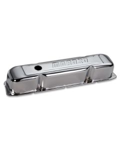 Moroso Mopar 361-440 Valve Cover - w/Baffles - Stamped Steel Chrome Plated - Pair - 68181