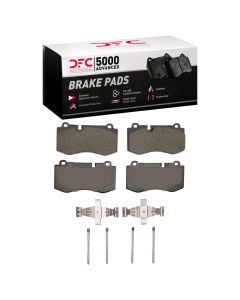 DFC 07-14 Mercedes-Benz S600 Front 5000 Advanced Low Metallic Brake Pads and Hardware Kit - 1551-1223-01
