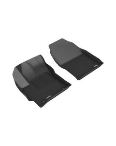 3D MAXider 22-23 Toyota Corolla Cross FWD Kagu Black Floor Mats - Row 1 - L1TY26811509