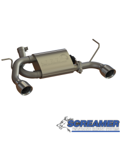 2007-2018 Jeep Wrangler JK QTP Screamer Axle Back - 425007