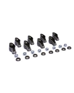 COMP Cams Magnum Roller Rocker Arms for Chevy Small Block V8 1955-1986, Steel Construction, Black Finish, 1.6 Ratio, Set of 8 - 1416-8
