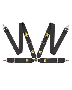 OMP Safety Harness First 3In 4 Points Black Fia 8854/98 - DA0-0801-B01-071