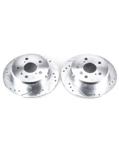 Power Stop 02-03 Lexus ES300 Rear Evolution Drilled & Slotted Rotors - Pair - JBR973XPR