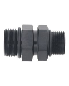 DeatschWerks 8AN ORB Male to 10AN ORB Male Swivel Adapter - Anodized Matte Black - 6-02-0425-B