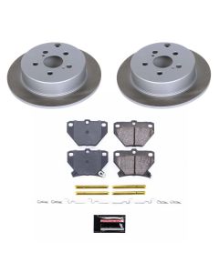 Power Stop 03-07 Toyota Matrix Rear Semi-Coated Rotor Kit - SC2318