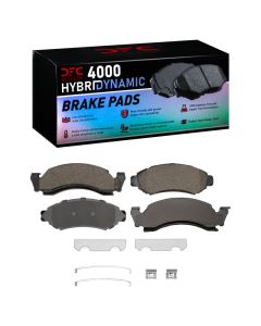 DFC 73-85 Ford E-100 Econoline Front 4000 HybriDynamic Brake Pads and Hardware Kit - 4000-0050-01