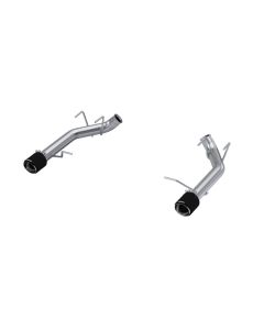 MBRP 3" Dual Axleback w/ Race Version Carbon Fiber Tips Ford Mustang GT 2011-2014 - S72033CF