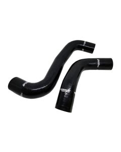 Torque Solution 08-14 Subaru WRX / 08-18 STI / 09-13 Forester XT Silicone Radiator Hose Kit - Black - TS-SU-420BK