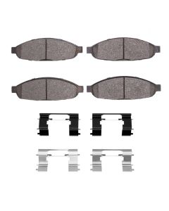 DFC 04-08 Chrysler Pacifica Front 5000 Advanced Ceramic Brake Pads and Hardware Kit - 1551-0997-01
