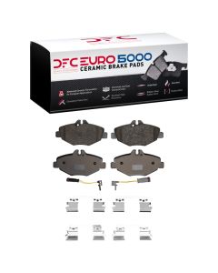 DFC 03-09 Mercedes-Benz E350 Front Euro 5000 Ceramic Brake Pads and Hardware Kit - 1600-0987-01
