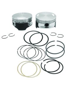 S&S Cycle 1999+ BT 106in Forged Stroker Pistons - Plus .010in - 92-1211