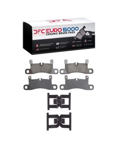 DFC 11-18 Porsche Cayenne Rear Euro 5000 Ceramic Brake Pads and Hardware Kit - 1600-1453-01