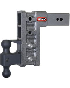 Gen-Y Mega Duty 3in Shank 9in Drop 3.5K TW 32K Hitch w/GH-0161 Dual-Ball/GH-0162 Pintle Lock - GH-1724