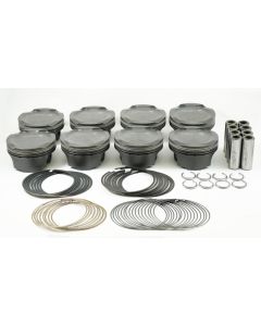 Mahle MS Piston Set Ford Coyote 314ci 3.701in Bore 3.650in Stroke 5.933in Rod .866 Pin -1cc 11CR - 930258601