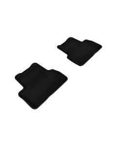 3D MAXpider 2011-2015 Chevrolet Cruze/Cruze Limited Kagu 2nd Row Floormats - Black - L1CH04421509