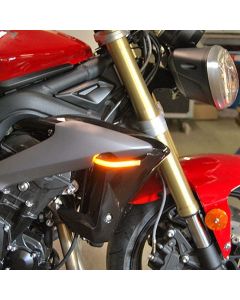 New Rage Cycles 13-17 Triumph Street Triple Front Turn Signals - STREET-FB