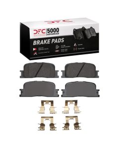DFC 01-03 Toyota Highlander Rear 5000 Advanced Ceramic Brake Pads and Hardware Kit - 1551-0885-02