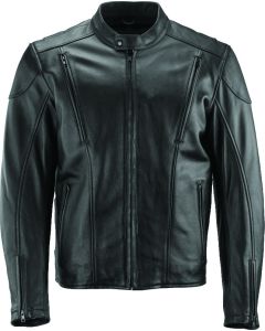 Kuryakyn River Road Black Leather Jacket - Small