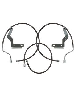 Carli 08-10 Ford F250/350 SD Hardware Braided Brake Lines 4.5in System - CS-FORDBBL-08