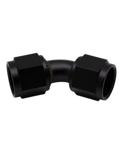 DeatschWerks 10AN Flare Female Swivel 45-Degree to 10AN Flare Female Swivel - Anodized Matte Black - 6-02-0214-B