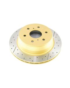 DBA 07-20 Cadillac Escalade Rear Street Series Drilled & Slotted Rotor - DBA2011X