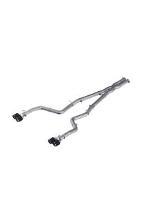MBRP T304 Stainless 3" Dual Rear Catback Exhaust System w/ Quad Tips (Race Version) Dodge Challenger