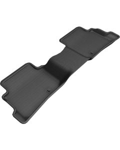 3D MAXpider 2019-2020 Hyundai Kona Electric Kagu 2nd Row Floormats - Black - L1HY09121509