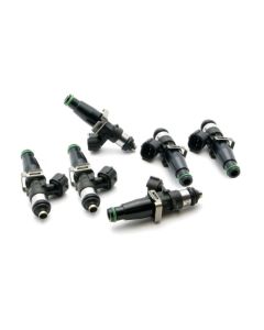 DeatschWerks Set of 6 High Impedance 2400cc Injectors for Toyota Supra TT 93-98 Top Feed Conversion - 16S-07-2400-6