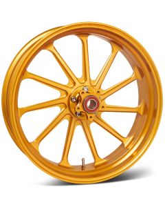 Performance Machine 18x5.5 Forged Wheel Assault  11 Spoke Race Weight - Gold Ano - 1204-7814R-ASLAP-G