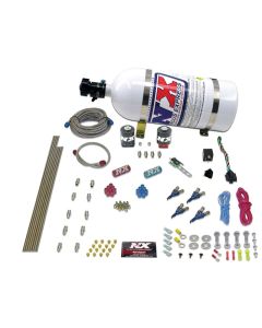 Nitrous Express 4 Cyl Alcohol Nitrous Kit (125-275HP) w/15lb Bottle - 80045-15