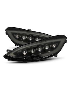 AlphaRex 12-21 Tesla Model S NOVA LED Proj Headlights Alpha-Black w/Actv Light & Seq.Sig / SB DRL - 880878