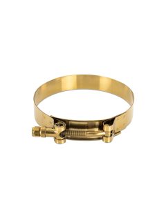 Mishimoto Gold Silicone Hose Clamp Kit 15mm High-Strength Durable Universal Fit - misMMCLAMP-15GD