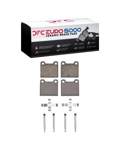 DFC 75-04 Volvo S70 Series Rear Euro 5000 Ceramic Brake Pads and Hardware Kit - 1600-0031-04