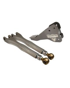 MaxTrac 17-19 Ford F-250/350 4WD Dually 4in & 6in Lift Kit - Front Passenger 4-Link Arms/Brackets - 943300-4