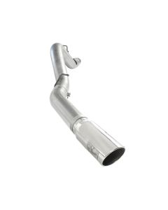 aFe Atlas Exhaust 5in DPF-Back Al Steel 11-13 GM Diesel Trucks V8-6.6L (td) LML (Pol Tip) - 49-04041-P