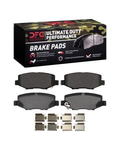 DFC 07-18 Dodge Nitro Rear Ultimate Duty Performance Brake Pads and Hardware Kit - 1400-1274-01
