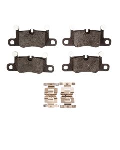 DFC 19-23 Porsche Cayenne Rear 5000 Advanced Low Metallic Brake Pads and Hardware Kit - 1551-2148-01