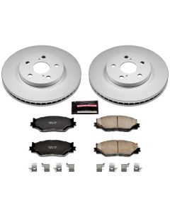 Power Stop 06-15 Lexus IS250 Front Z17 Evolution Geomet Coated Brake Kit - CRK2406