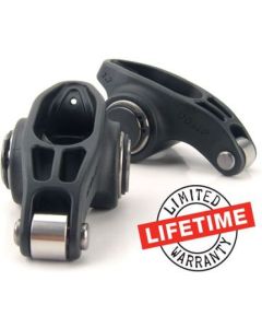 COMP Cams Rocker Arms for GM LS1 LS2 LS6 Engines 1.8 Ratio Steel Construction Black Finish - 1677-16