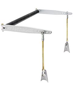 RockJock Antirock Sway Bar Kit Universal 32in Bar 18in Aluminum Arms - CE-9903A-18