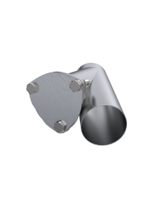 QTP 3.5in Weld-On QTEC Exhaust Cutout Y-Pipe - 10350