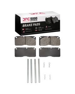 DFC 87-12 Damon Daybreak Rear/Front 5000 Advanced Semi Metallic Brake Pads and Hardware Kit - 1551-1027-01