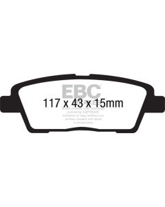 EBC 10-11 Hyundai Genesis 3.8 Greenstuff Rear Brake Pads - DP21881