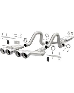 Magnaflow 00-04 Chev Corvette V8 5.7L Comp Series Quad Ctr Rr Exit SS Cat-Back Perf Exhaust - 15281