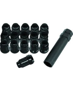 QuadBoss Spline Lug Nuts 12x1.5 - Black