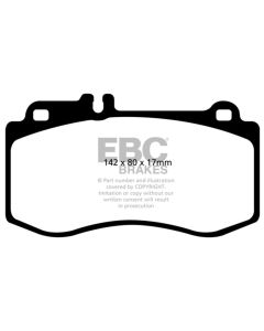 EBC 10+ Mercedes-Benz E350 3.5 AMG Sport Package Yellowstuff Front Brake Pads - DP41857R