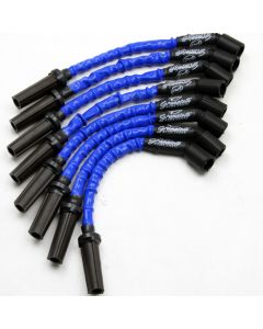 Granatelli 14-23 GM L83 5.3L/L86 6.2L Hi-Perf Coil-Near-Plug Wire Conn Kit w/Blue Jacket - 28-5362HTBL