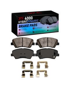 DFC 12-16 Hyundai Veloster Front 4000 HybriDynamic Brake Pads and Hardware Kit - 4000-1543-02