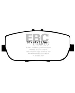 EBC 06-15 Mazda Miata MX5 2.0 Greenstuff Rear Brake Pads - DP21775